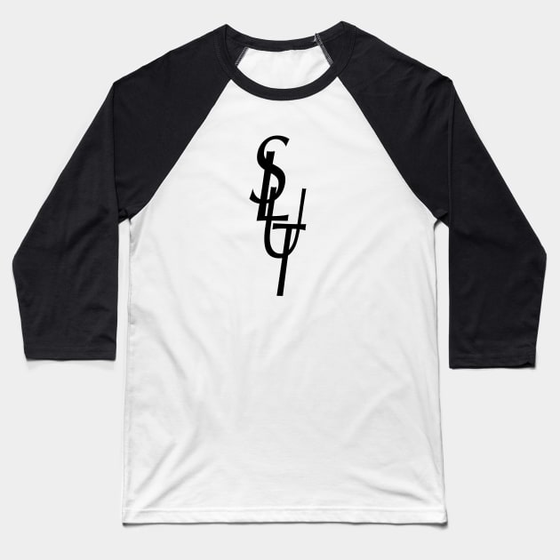 High Fashion Slut Baseball T-Shirt by Seth42Bick